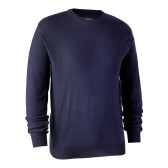 Kingston Strik med rund hals - Dark Blue Kingston Strik med rund hals - Dark Blue