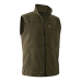 deerhunter eagle fleece vest tarmac green forside