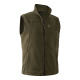 deerhunter eagle fleece vest tarmac green forside