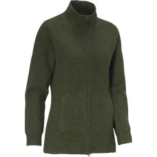 Shirley W Sweater Full-zip Loden Green Jagttøj
