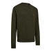 Deerhunter HARRINGTON strik med rund hals – Forest Ember Melange