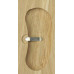 EUROHUNT trofæplade i eg – model 1 – 19 × 12 cm – mørk