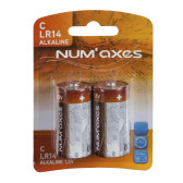 Pakke med 2x C LR14 alkalisk 1.5 V batte..