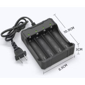 NUM’AXES oplader til 18650-batterier