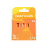 Æske 4x AA LR06 alkalisk 1.5 V batterier..
