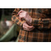 Seeland Skye Flannel skjorte – Grizzly Brown/Terracotta Check