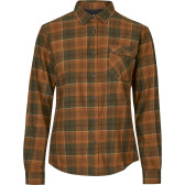 Seeland Skye Flannel skjorte – Grizzly Brown/Terracotta Check