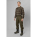 Seeland Glen Flannel Skjorte – Pine green check