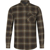 Seeland Glen Flannel Skjorte – Pine green check