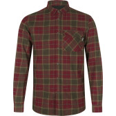 Seeland Glen Flannel Skjorte – Red forest check