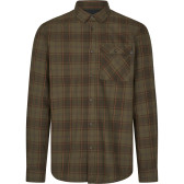 Seeland Glen Flannel Skjorte – Pine Green/Dark Navy Check