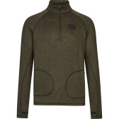 Seeland Peak Half Zip – Pine green melange