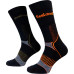 Seeland Field Coolmax-strømpe - 2Pack – Black/Dark Grey