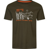 Seeland Landscape T-shirt – Pine green