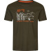 Seeland Landscape T-shirt – Pine green