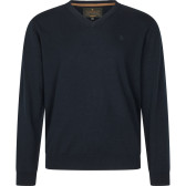 Seeland Pine V-Neck Pullover – Dark Sapphire