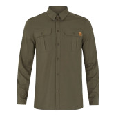 Seeland Selous L/S Cargo Skjorte – Grape leaf
