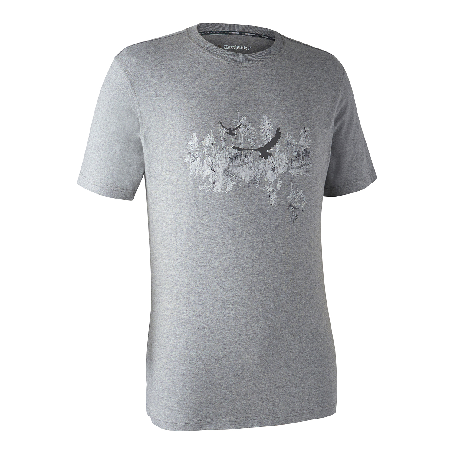 Ceder T-shirt - Greyhound melange - 2XL thumbnail