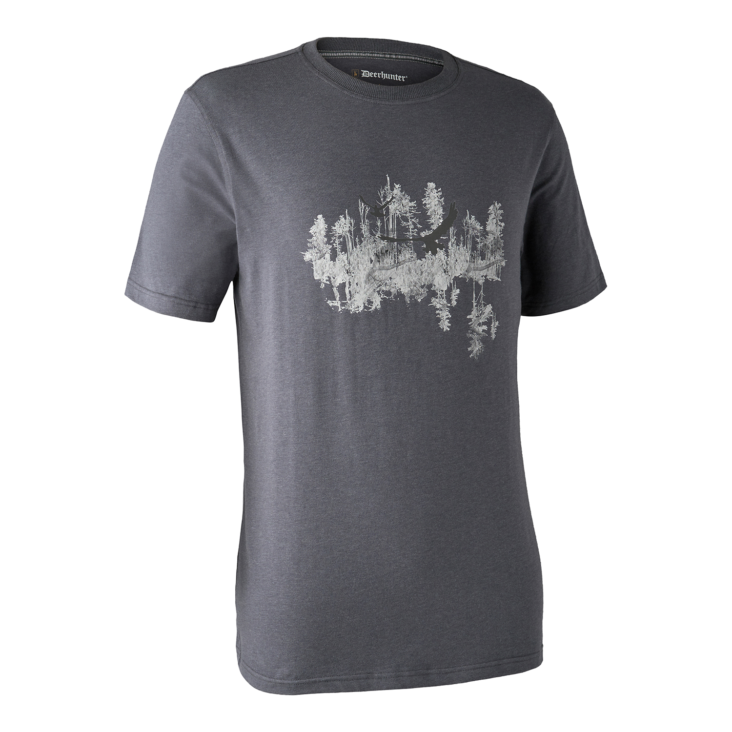 Ceder T-shirt - Iron melange - 3XL thumbnail