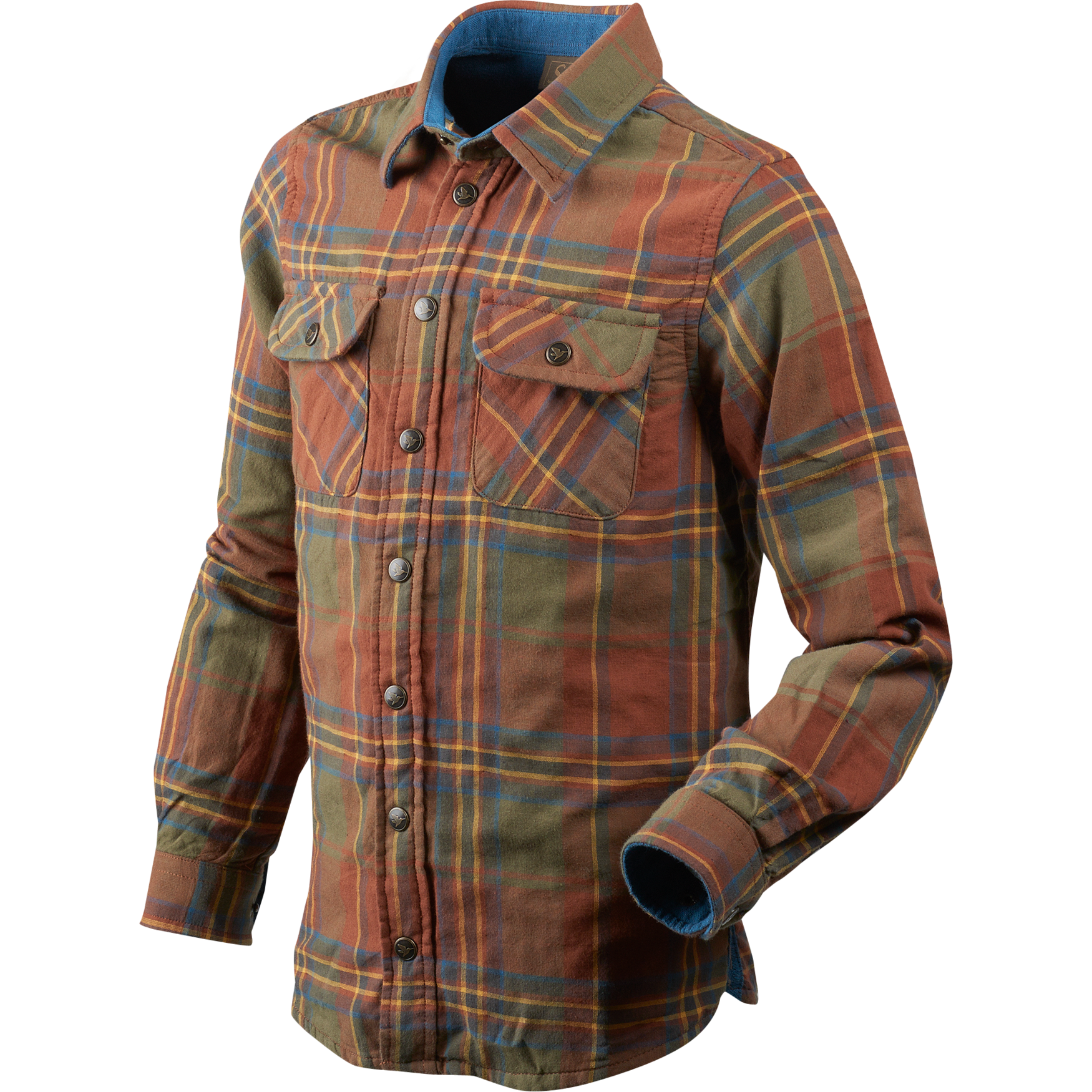 Nolan Kids skjorte - Sequoia rust check thumbnail