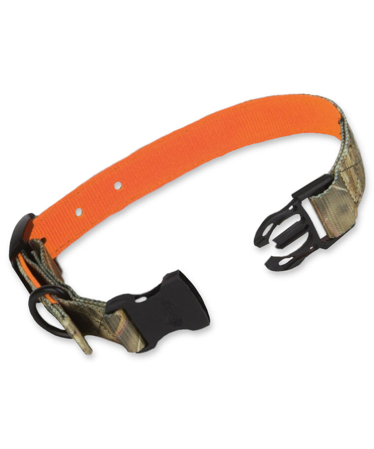 HP&G Dog vendbar hundehalsbånd Camo/Orange